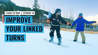 Improving Turns  Learn To Snowboard With Rio  EP 10 [upl. by Kirbee314]