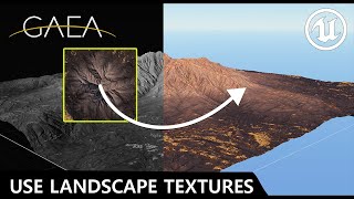 How To Use Gaea 20 Texture In Unreal Engine 5 [upl. by Athal]