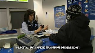 US Postal Service to increase stamp prices in 2024 [upl. by Ylelhsa]