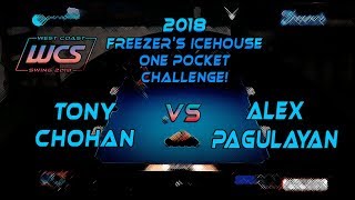 10  Tony CHOHAN vs Alex PAGULAYAN  The 2018 Freezer’s Icehouse 1Pocket Challenge [upl. by Brianne642]