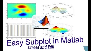 Easy creating subplot in Matlab  Multiple plot in one plot  Matlab Tutorial for begginers [upl. by Regdirb]