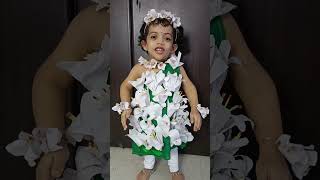 flower song🥰🎤💐nidhi expressionqueen ownvoice actionsong flowersong fancydress fashionshow [upl. by Okihcim940]