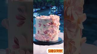 new flowers cake decoration cake cakedecorating chocolatecake cakedesign chocolate youtube [upl. by Winthrop]