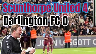 Scunthorpe United 40 Darlington FC [upl. by Leakcim120]