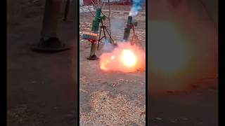 DIY Firework Mortar Rack Build at Home Test Fire cañón пушка 미니 대포 canhão toys gift shorts [upl. by Neils]