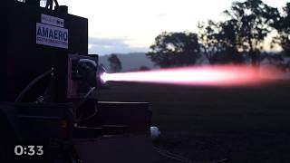 Additive Manufactured Aerospike Rocket  Static Test Firing [upl. by Eneloc230]