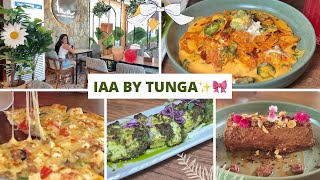 Mumbai Aesthetic Restaurant in Andheri  Iaa by tunga  Lunch date🍕 Shruti Kothari  Honest Review [upl. by Drus]