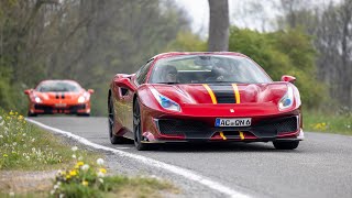 Ferrari 488 Pista  Acceleration Sounds [upl. by Lebam184]