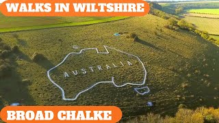 WALKS IN WILTSHIRE at BROAD CHALKE  amp THE AUSTRALIAN MAP ON COMPTON DOWN 4K [upl. by Netsyrk950]