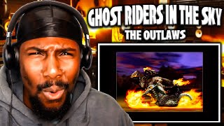 CRAZY CONCEPT  Ghost Riders In The Sky  The Outlaws Reaction [upl. by Ramahs140]