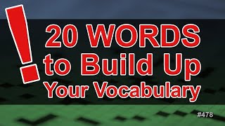 Vocabulary Builder 478 synonyms pronunciation Inglés pronunciar [upl. by Voleta]