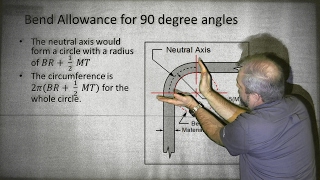 AVT 206 AampP  P2  Developing Sheet Metal Flats  The Math Behind the Bends [upl. by Lebazi]