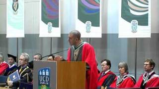 Graduation Day  Diarmaid Ferriter tells the UCD class of 2009 quotYou are not the lost generationquot [upl. by Oruasi]