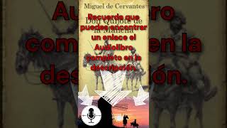 Las 5 Mejores Frases de DON QUIJOTE DE LA MANCHA audiolibrosenespañol libros audiolibrosgratis [upl. by Glenna]