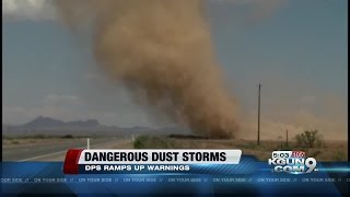 More dust storm safety warnings come after deadly I10 crash [upl. by Kepner]