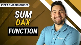 Power BI SUM DAX Function Tutorial 📊 [upl. by Hamforrd249]