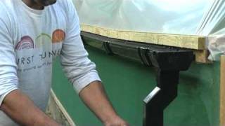 How to harvest rainwater from a Polytunnel  V72 [upl. by Mastic994]