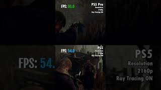 Locked 4K 60FPS with RAY TRACING  Resident Evil 4 on PS5 vs PS5 Pro [upl. by Dnalrag]