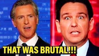 Ron DeSantis Gets ABSOLUTELY SCHOOLED in Debate by Gavin Newsom [upl. by Ingraham]