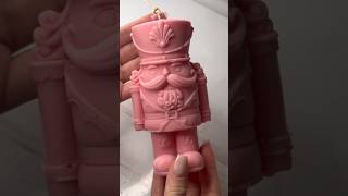 Making pink Nutcracker pt2🩷 candlemaking candleshop candles candle nutcracker soywax eco [upl. by Trevah]