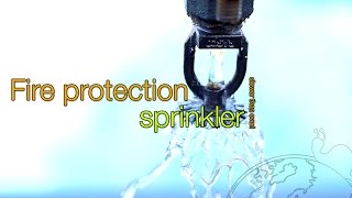 Fire protection sprinkler  Brandschutz Sprinkler  The World of Slomo  Slow Motion [upl. by Inad]