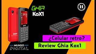 MundoDigital  Teléfono Ghia KoX1 con sistema KaiOS Whatsapp Facebook y más  REVIEW [upl. by Raddie219]