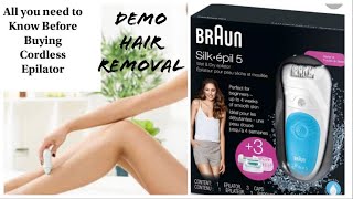 Braun SilkEpil 5 Wet and Dry Epilator Review and Demo l Zero Waste Life Hair Removal l Sassy Swati [upl. by Hobey345]