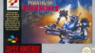 Super Probotector Alien Rebels SNES Playthrough Hard Mode 50 FPS [upl. by Eilra]