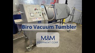 Biro 500 Lbs Capacity Vacuum Tumbler Item 8861 MampM Equipment Corp [upl. by Paulita]