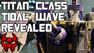 TITAN TIDAL WAVE Plus More Reveals From Cybertron Fest 2023 [upl. by Galven]