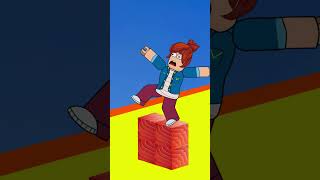 CARGO SKATES RUN CHALLENGE Red Bacon vs Blondie Girl  Who Will Wins Bacon Heart Funny Roblox Game [upl. by Idalla354]