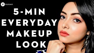 5Min Everyday Makeup Look  Easy Everyday Makeup Tutorial For Beginners  SUGAR Cosmetics [upl. by Arihas118]