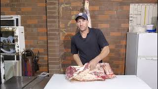 Butchering Beef Hindquarter Tutorial [upl. by Drugge]