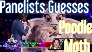 Panelists Guesses on Poodle Moth  The Masked Singer USA Season 11 Ep 4 [upl. by Aiela205]