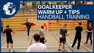 Goalkeeper Warm Up  Tips from Sindre Walstad  Nøtterøy Norway Handballtraining  Handball inspires [upl. by Winchester164]