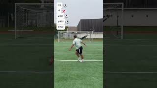 Football shoot challenge w pitch addict football foot mbappe grenoblefoot ronaldo challenge [upl. by Siol]