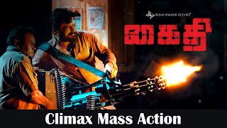 Kaithi Climax Mass Action  Karthi  Lokesh Kanagaraj  Sam CS  S R Prabhu [upl. by Tiebout419]