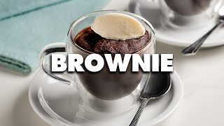 Brownie in a Mug Recipe [upl. by Sculley]