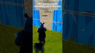 Hes gonna regret it 😈 fortnite fortnitememes fortniteclips shorts [upl. by Debera]