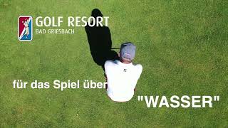 Golftipps aus der Golfakademie Bad Griesbach  Das Spiel über WASSER [upl. by Akamaozu]