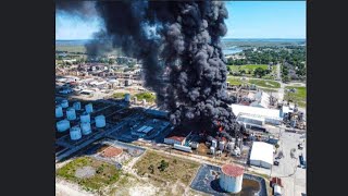 Georgia Biolab fire 17000 evacuated I will show you BLOODFIRE ampBILLOWS of SMOKE [upl. by Torrance]