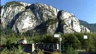 BC Rail at Squamish  Stawamus Chief [upl. by Yelyac313]