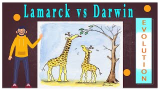 Evolution According to Lamarck and Darwin [upl. by Adiahs442]