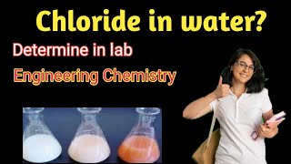 Determination of chloride ion in water competitive exam learning [upl. by Donaldson]