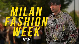 Milan Fashion Week Street style  PRADA Spring Summer 2025 June 16th 2024 [upl. by Mike]