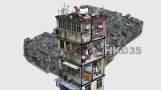 Hong Kongs infamous Kowloon Walled City a 3D reconstruction of the densest city on Earth [upl. by Eitsud607]