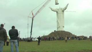 Worlds biggest Christ statue to tower over supermarket [upl. by Rangel]