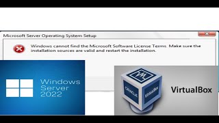 windows11 server2022 Install Server2022 on Virtual Box Deployment Services amp License error Fix [upl. by Danelle]