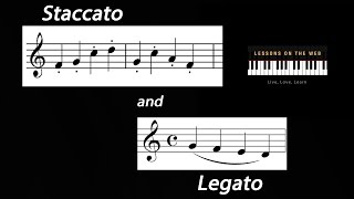 Staccato and Legato What they Look Like and How to Play Them [upl. by Winthrop]