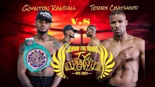 WBC Title Fight Quinton Randall vs Terry Chatwood welterweight [upl. by Aruam527]